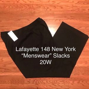 Lafayette 148 New York “Menswear” Style Slacks